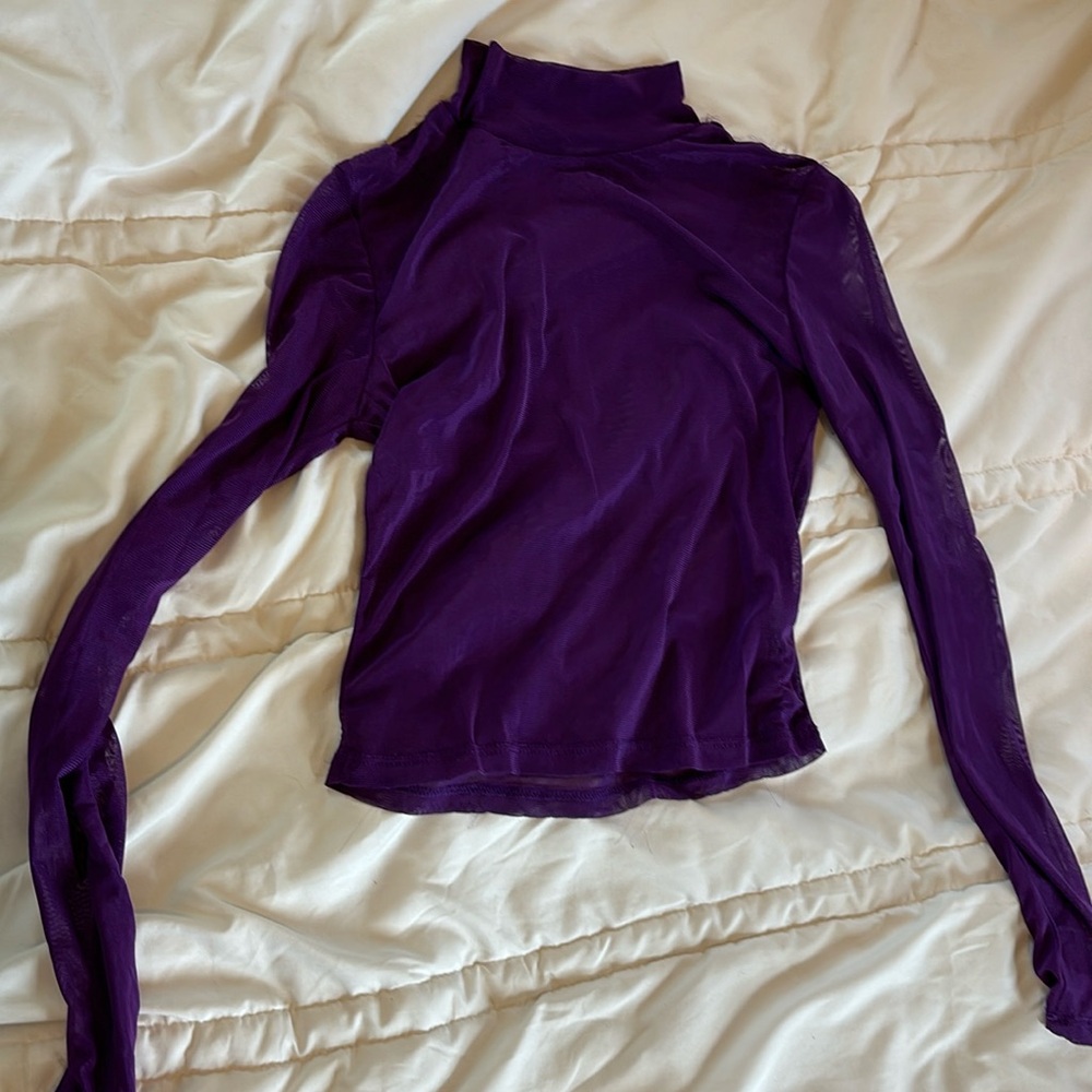 Mesh Purple Top